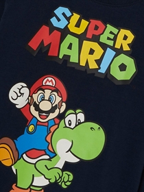 NAME IT Super Mario Bluse Jubber Dark Sapphire